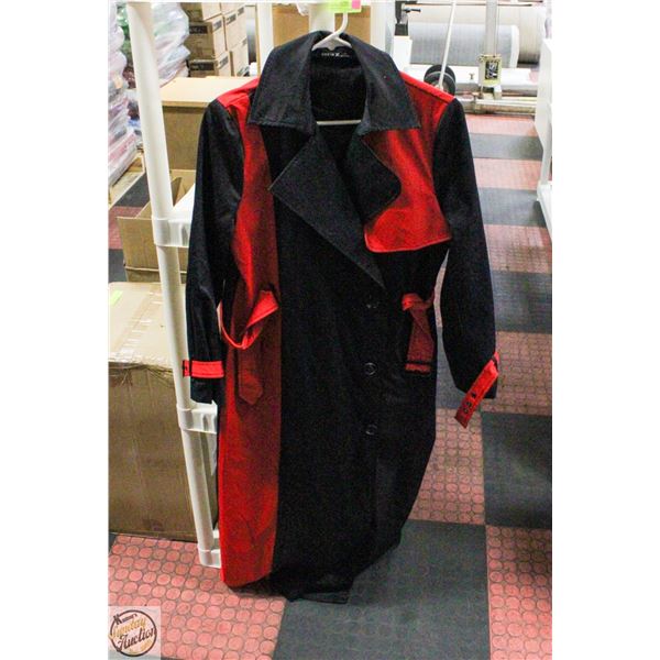 LADIES MED SHEIN FULL LENGTH DRESS JACKET