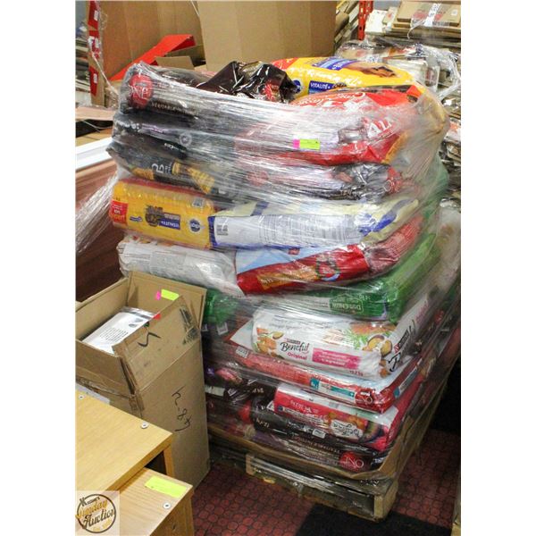 LARGE PALLET OF PET FOOD