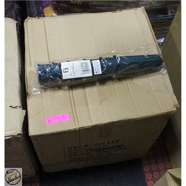 CASE OF GREEN CEMETARY VASES