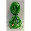 Image 1 : GREEN 100FT OUTDOOR EXTENSION CORD W/GLOW ENDS