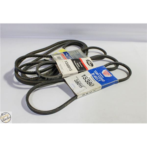 6X AUTOMOTIVE FAN BELTS