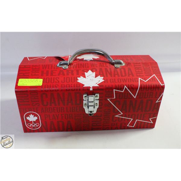 2013 CANADIAN OLYMPIC TOOLBOX METAL WITH