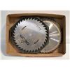 Image 1 : SET OF 5 SAW BLADES 10" 4 CARBIDE, 1 STEEL