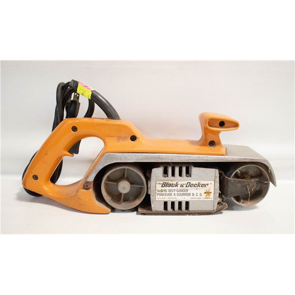 BLACK AND DECKER CORDED ELECTRIC BELT SANDER