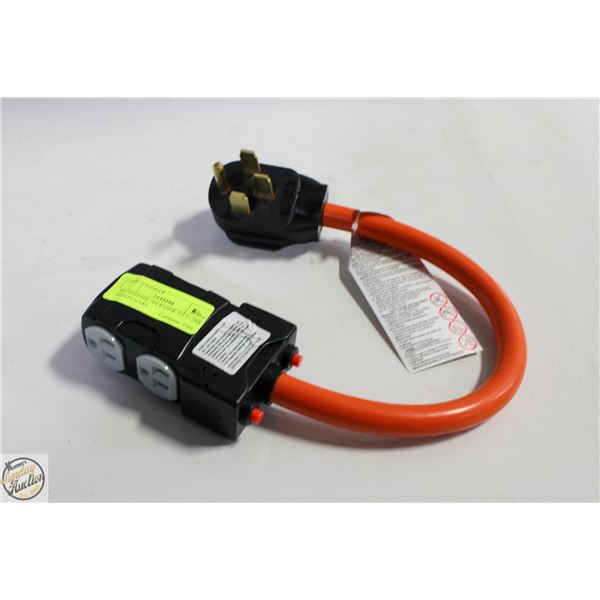 RV ADAPTER 50A RANGE TO 2 - 20A RECEPTACLES