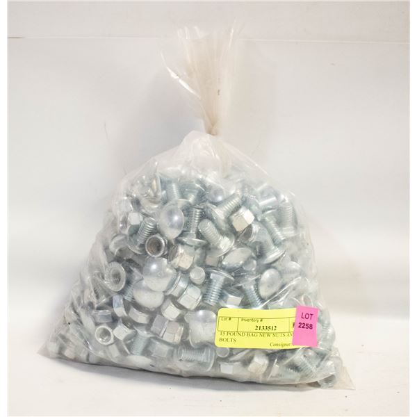 15 POUND BAG NEW NUTS AND BOLTS