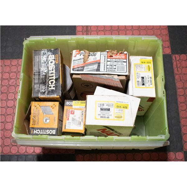 TOTO OF STRIP NAILS SOME FULL BOXES