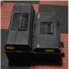 Image 1 : 2 BLACK POLY TOOL BOXES