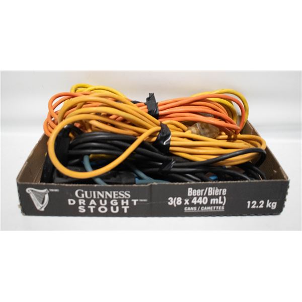 FLAT WITH OVER 100FT OF EXTENSION CORDS