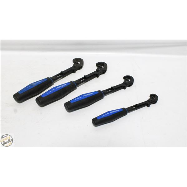 MASTERCRAFT SELF ADJUSTING WRENCHES SET OF 4