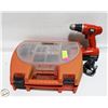 Image 1 : ORANGE BLACK&DECKER 18V DRILL +