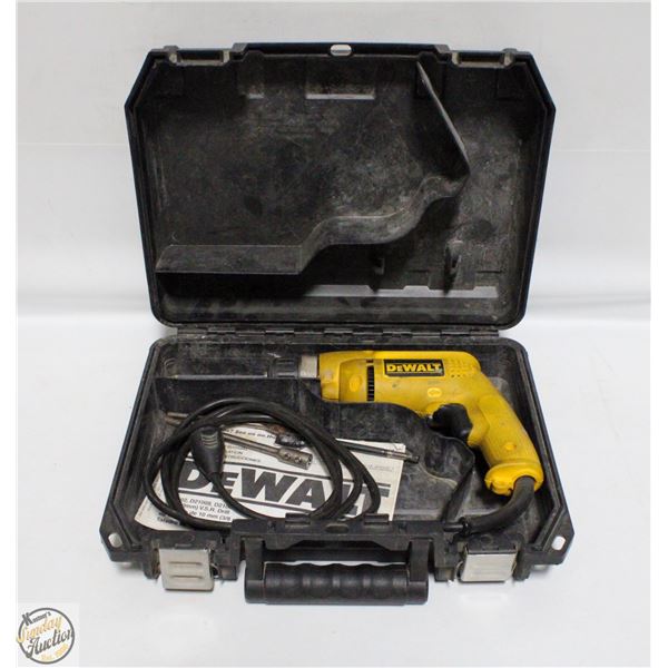 HARD CASED DEWALT 3/8 INCH DRILL
