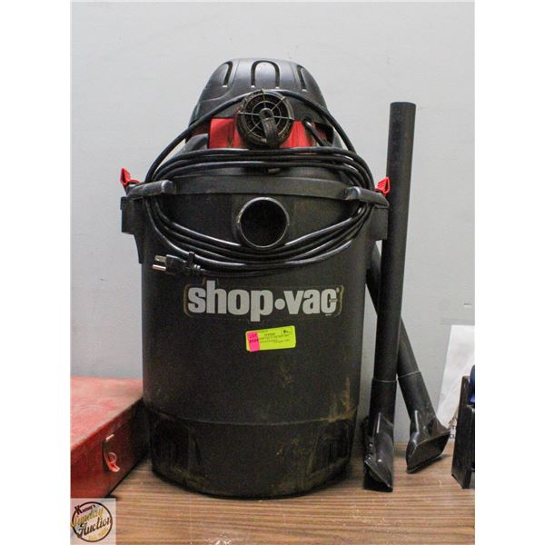LARGE SHOP VAC 5.5 HP WET DRY VAC WITH EXTENSIONS
