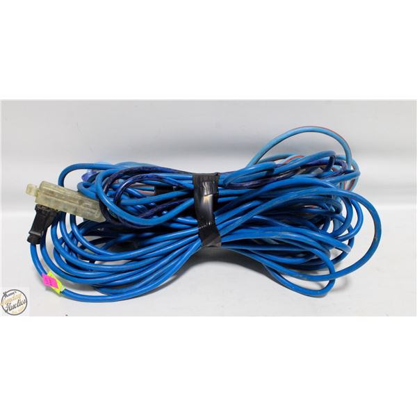 100FT OF BLUE EXTENSION CORDS