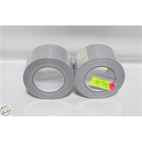 2 ROLLS 3” WIDE ALUMINUM TAPE