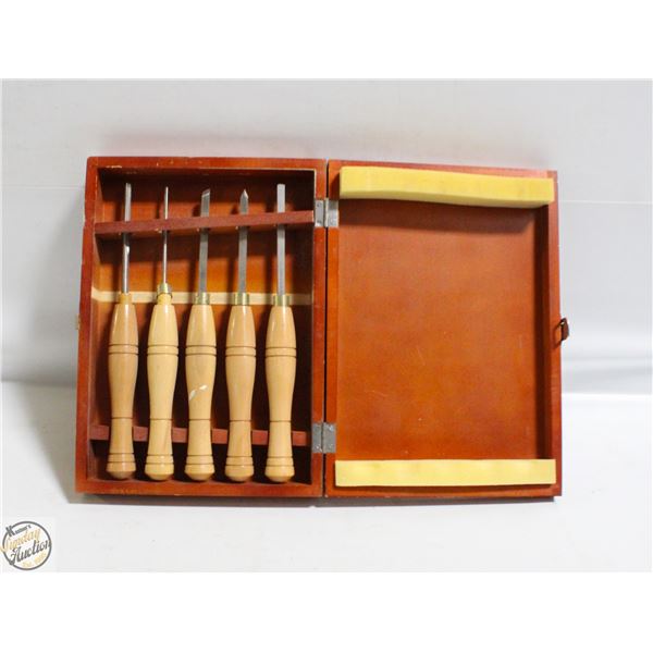 MASTERCRAFT 5PC MINI WOOD LATHE CHISEL SET
