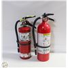 Image 1 : LOT OF 2 FULLY CHARGED FIRE EXTINGUISHERS