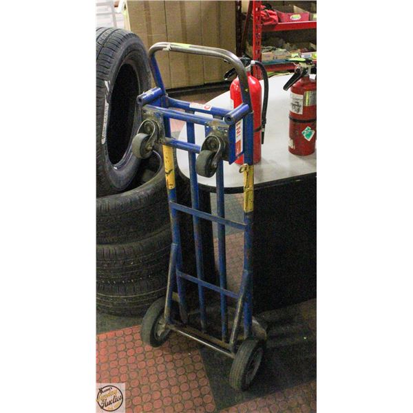 LARGE BLUE HEAVY DUTY DOLLY / CART CONVERSION