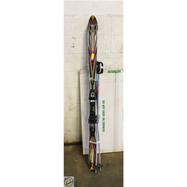 ROSSINGNOL 170" WITH SALOMON 500 BINDINGS & POLES