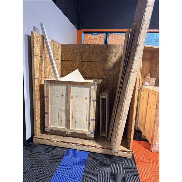 ONSITE: 49" X 73" X 82" HEAVY DUTY SHIPPING CRATE