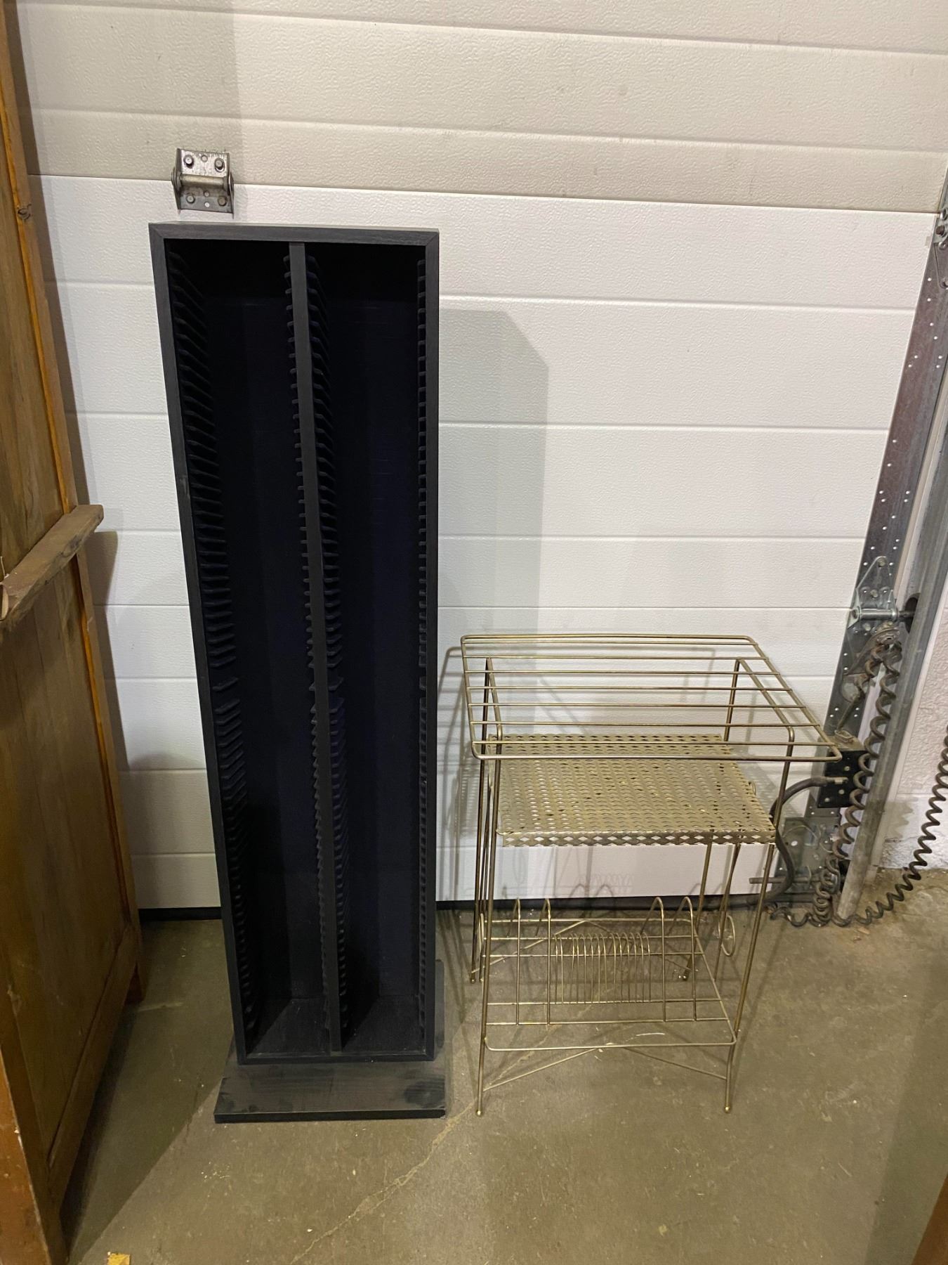 Pair of Vintage Record and Magazine Racks