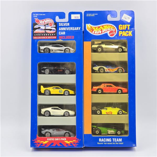 Hot Wheels 5 Car Gift Pack Pair