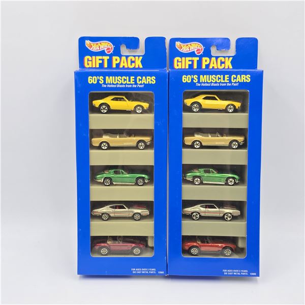 Hot Wheels 5 Car Gift Pack Pair
