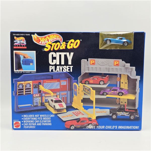 Hot Wheels Sto & Go Playset