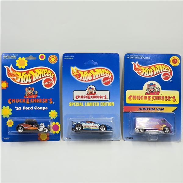 Hot Wheels Chuck-E-Cheese Trio