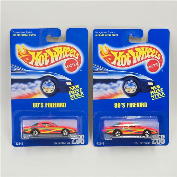 Hot Wheels Blue Card Firebird pair