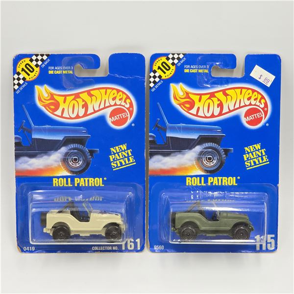 Hot Wheels Blue Card Roll Patrol Pair
