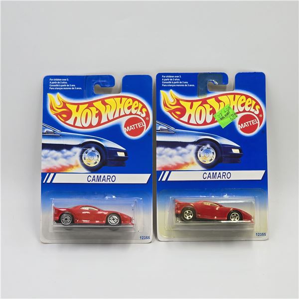 Hot Wheels Canada Camaro Pair