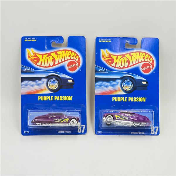 Hot Wheels Blue Card Purple Passion Pair