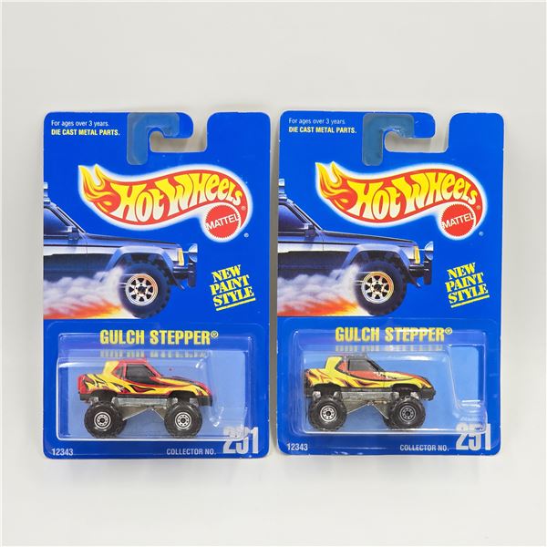 Hot Wheels Blue Card Gulch Stepper pair