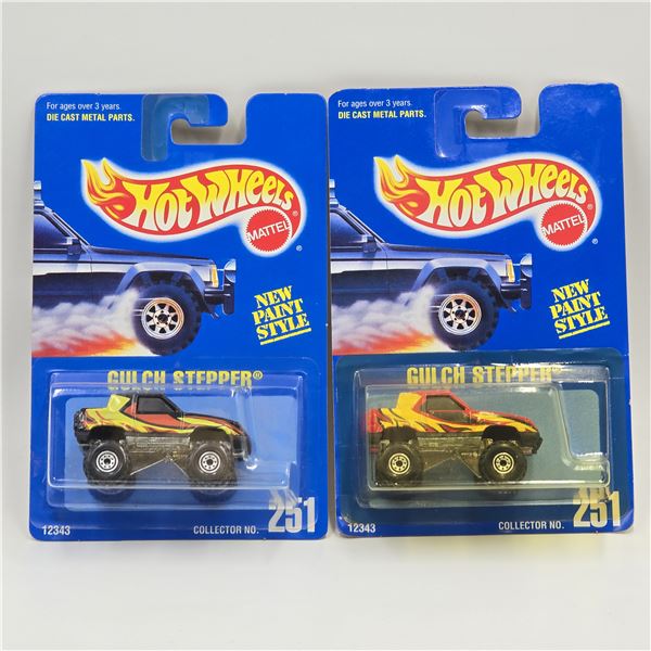 Hot Wheels Blue Card Gulch Stepper Pair