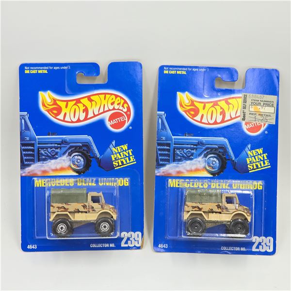 Hot Wheels Mercedes Unimog Pair