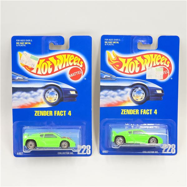 Hot Wheels Blue Card Zender Fact Pair