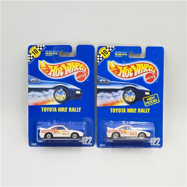 Hot Wheels Blue Card Toyota MR2 Pair