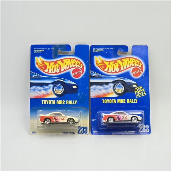Hot Wheels Toyota MR2 Pair