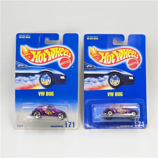 Hot Wheels Blue Card VW Bug Pair