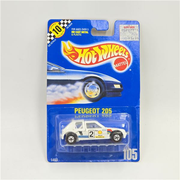 Hot Wheels Blue Card Peugeot 205