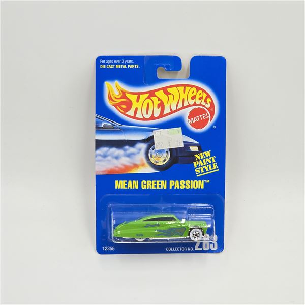 Hot Wheels Blue Card Green Passion