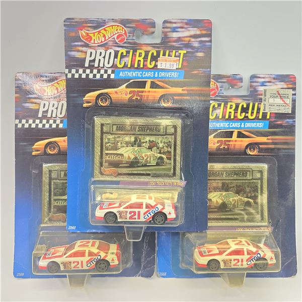Hot Wheels Pro Circuit Stock Car lot of 3