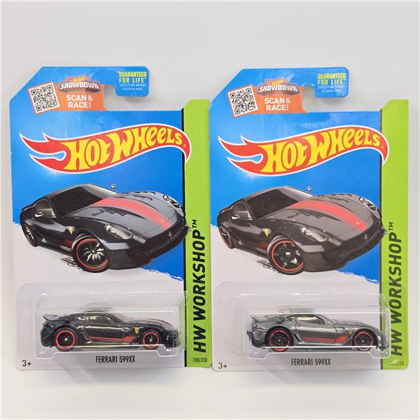 Hot Wheels Ferarri 599XX Pair