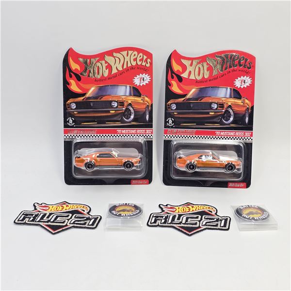 Hot Wheels RLC Mustang Boss 302 Pair