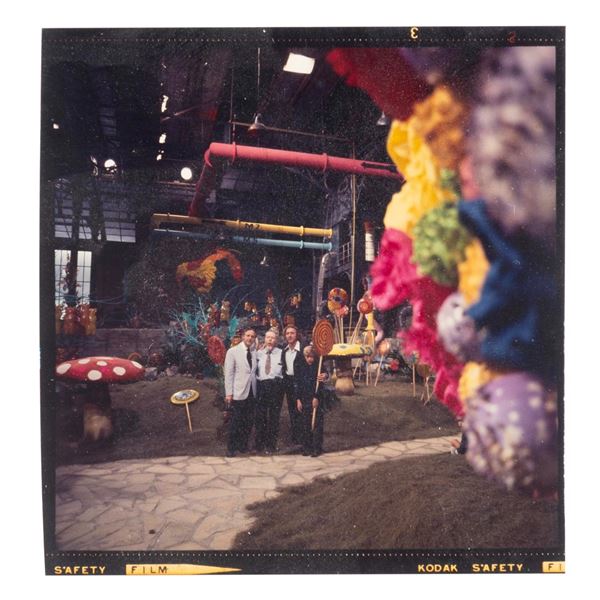 A Rare"Willy Wonka and the Chocolate Factory" Behind the Scenes Photo.