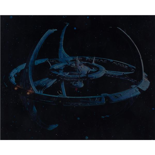 A Star Trek Deep Space Nine Reflective Print.