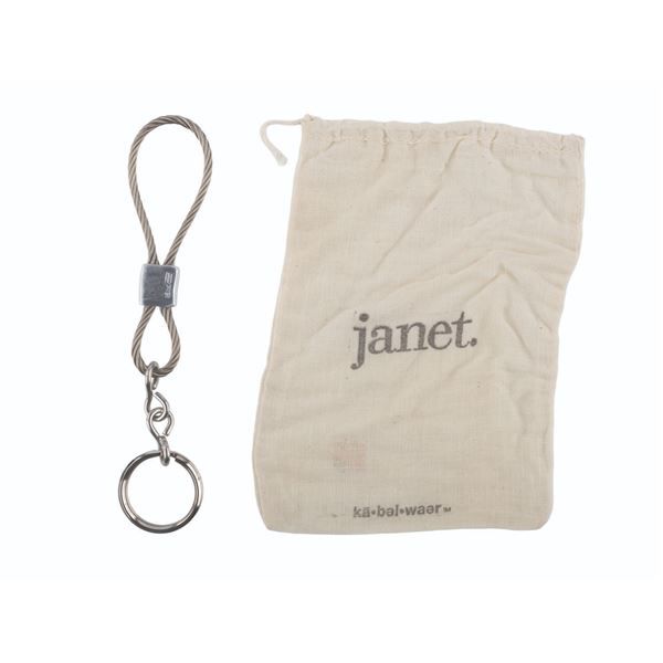 A Janet Jackson Kabelwaer Keychain.
