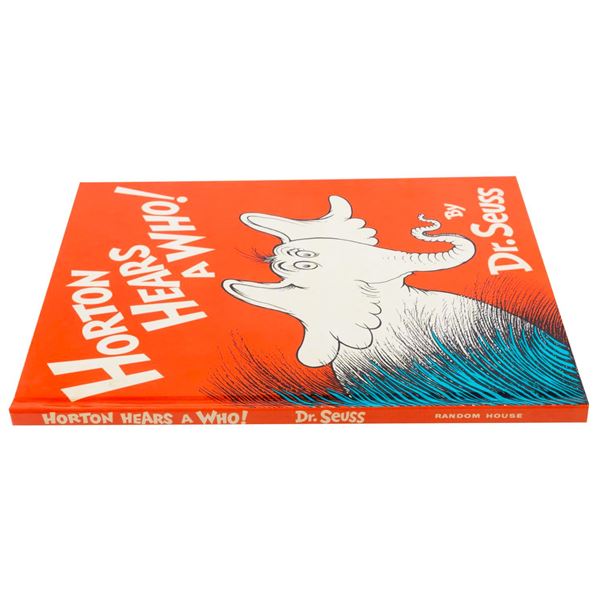 A Dr. Seuss Signed"Horton Hears A Who!" Book.