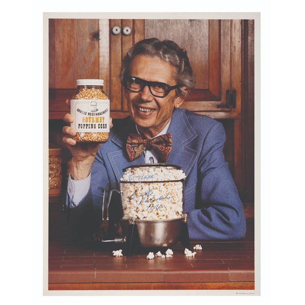 An Orville Redenbacher Popcorn Magnate Signed Print.